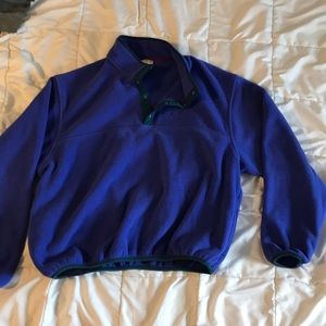 Vintage L. L bean fleece pullover